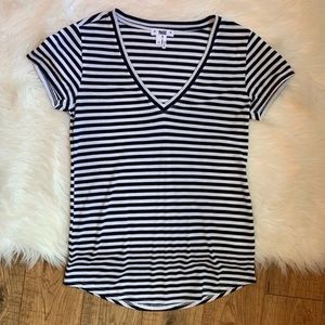Paige striped v neck